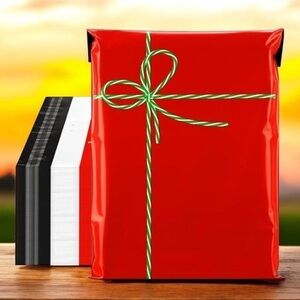 (10) 10x13 Christmas Poly Mailers